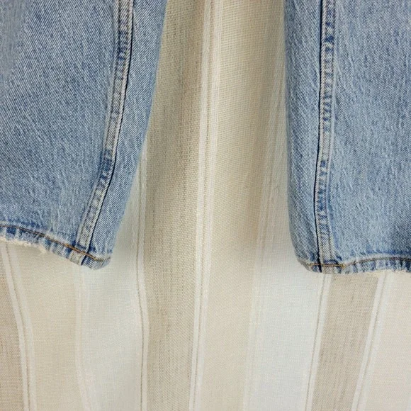 Abercrombie & Fitch Curve Love The 80s Mom High Rise Jeans Blue Size 29/8S - Picture 3 of 11